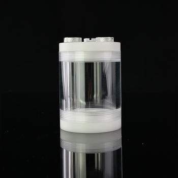 POM end caps and limpid transparent Acrylic water cooling reservoir